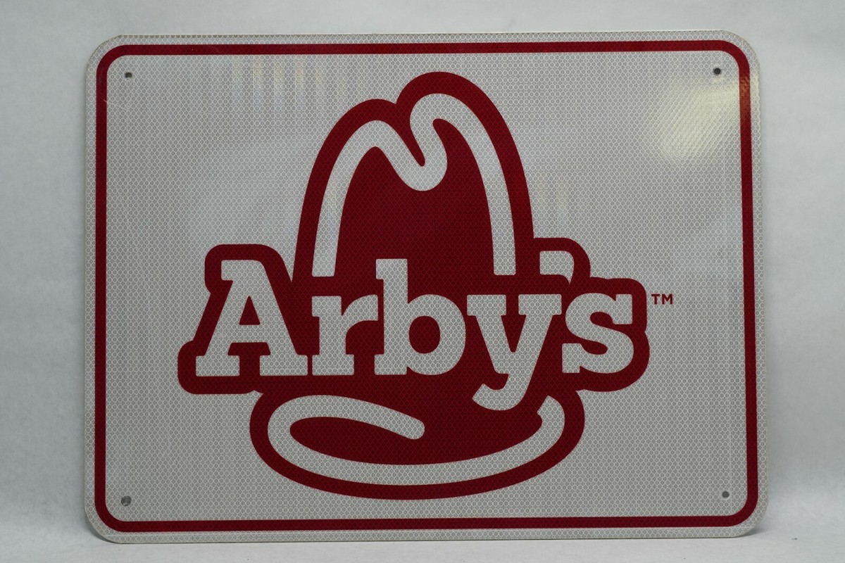 USA アービーズ　巨大看板 ARBY'S RETIRED HIGHWAY SIGN 18 X 24 INCHES Man-Cave | eBay
