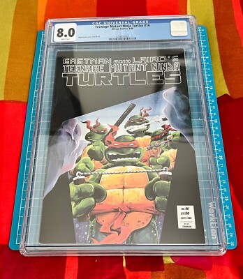 Teenage Mutant Ninja Turtles #16 CGC 8.0 Mirage Studios Mark Martin TMNT