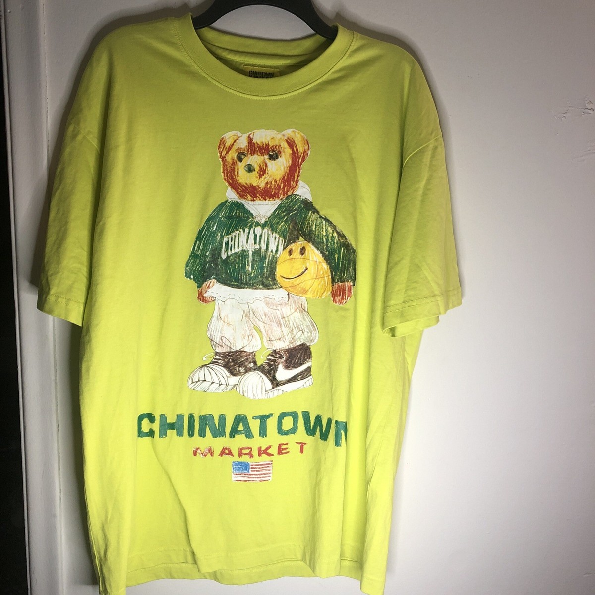 Chinatown Market Polo Bear Smiley T-Shirt Large | eBay