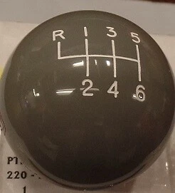 Toyota FJ Cruiser 2007-2013 OEM TRD perilla de cambio manual de 6 velocidades gris Foto 2 de 3