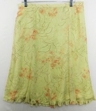 Sag Harbor Women Skirt, Size 14, green, polyester