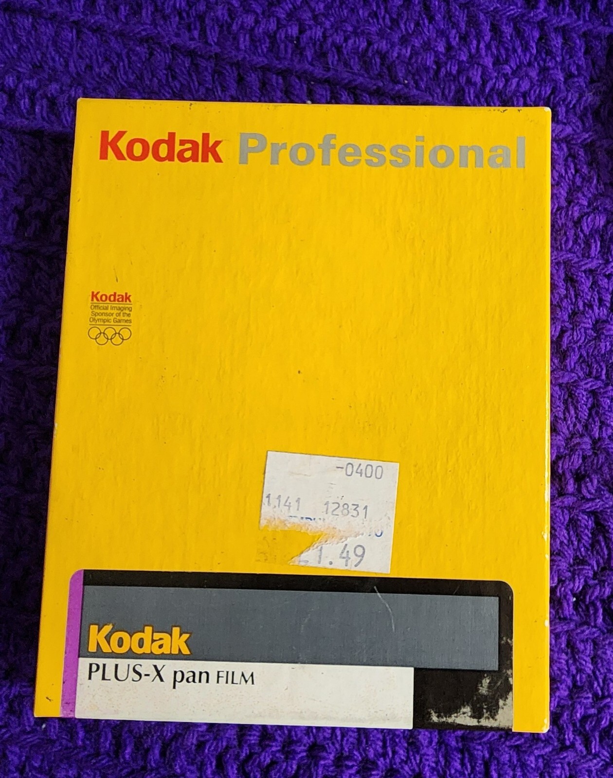 Kodak Plus X Pan Film 25 Sheets 4 × 5 Emul 8471 Pxt4147 Expired 02/2002