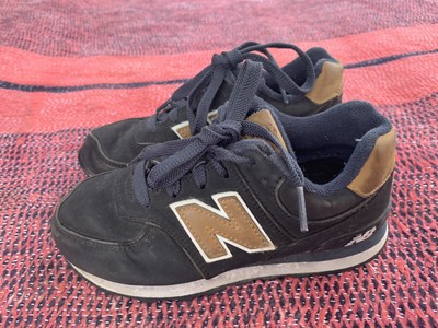 new balance 574 navy blue and brown