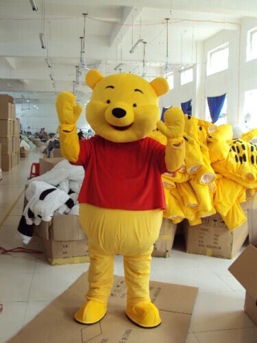 Winnie The Pooh Bear Mascot Costume Adult Fancy Dress Party Suit EPE  Cosplay Ho