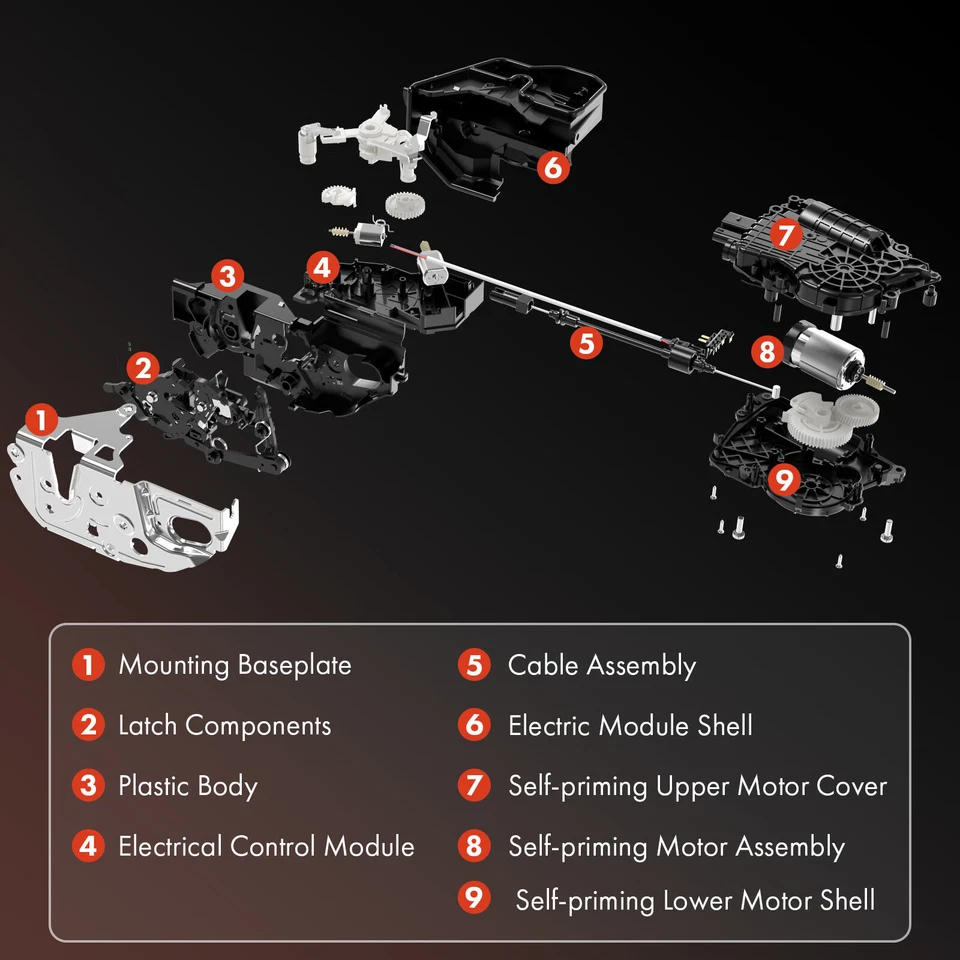 Actuador de cerradura de puerta para BMW 650i xDrive Gran Coupé14-19 M6 Gran Coupé delantero izquierdo Foto 2 de 4