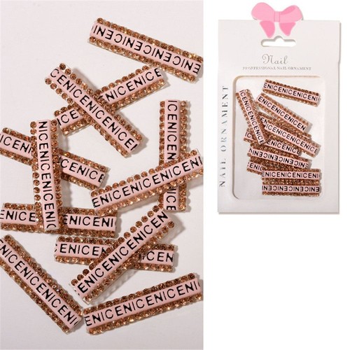 English Letter Nail Stickers - 3d Resin Nail Charms Manicure Decorations 12pcs S - Picture 17 of 18