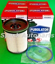 Lot of 4 Fuel Filter PUROLATOR F21393 For CHEVROLET, CADILLAC 23304096, 23304095