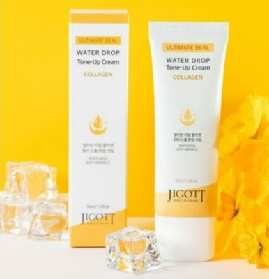 Jigott Ultimate Real Collagen Water Drop Tone Up Cream/Korean Cosmetics, Kbeauty