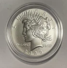 2023 UNCIRCULATED PEACE SILVER DOLLAR COIN w/Box and COA