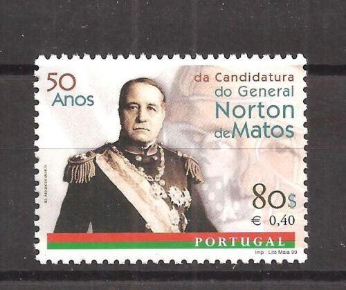 [9905] Portugal 1999, Komplettset, postfrisch ** Norton de Matos, General, Politiker - Bild 1 von 1