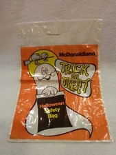 McDonald's 1978 McBoo Halloween Trick-or-Treat Bag LAST ONE NEW Vintage  Rare