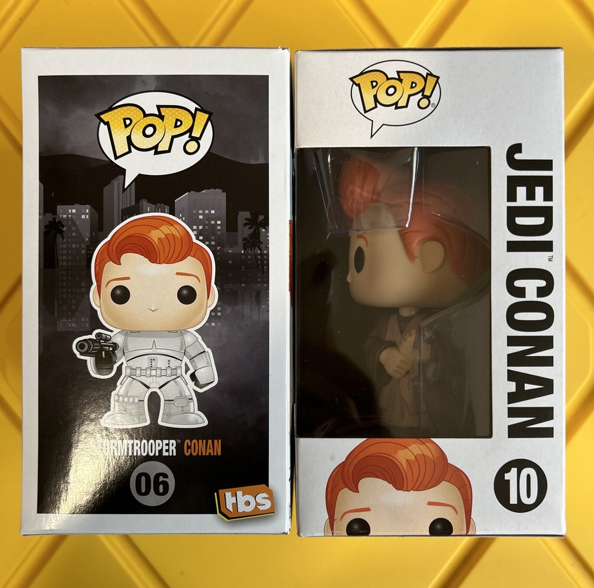 2X Funko Pop Jedi Conan #10 & Stormtrooper Conan #06 Star Wars 