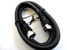 6 Foot RG6 F Male Plug to F Male Plug Connectors Coaxial Video Cable,6ft RG56 6'