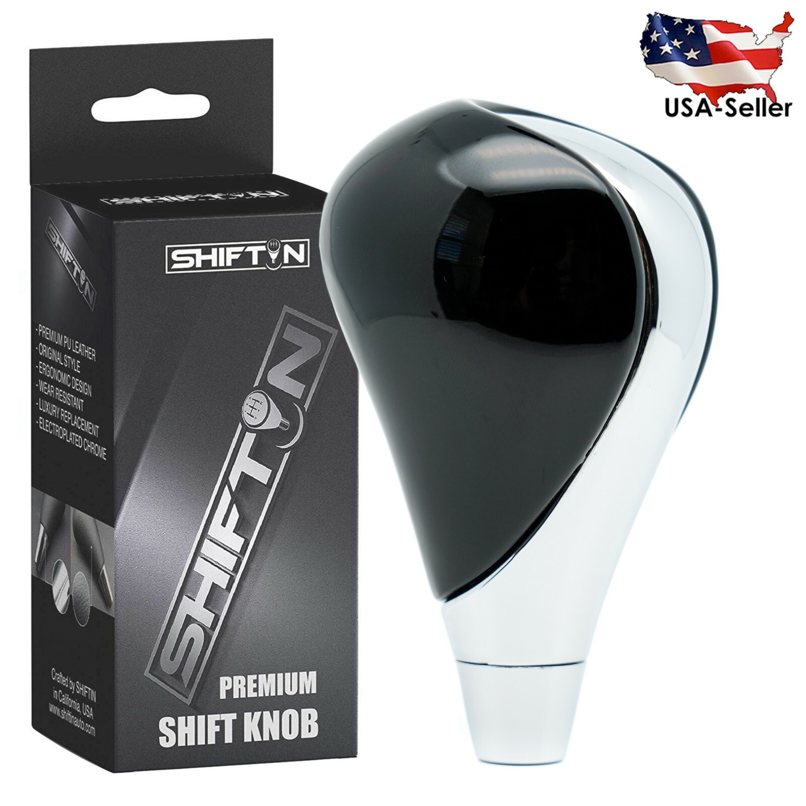 Piano Black Chrome Gear Shift Knob Lexus LS460 ES350 GS350 RX450h IS350