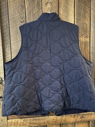 Navy Blue Plus Size Vest - Picture 4 of 4