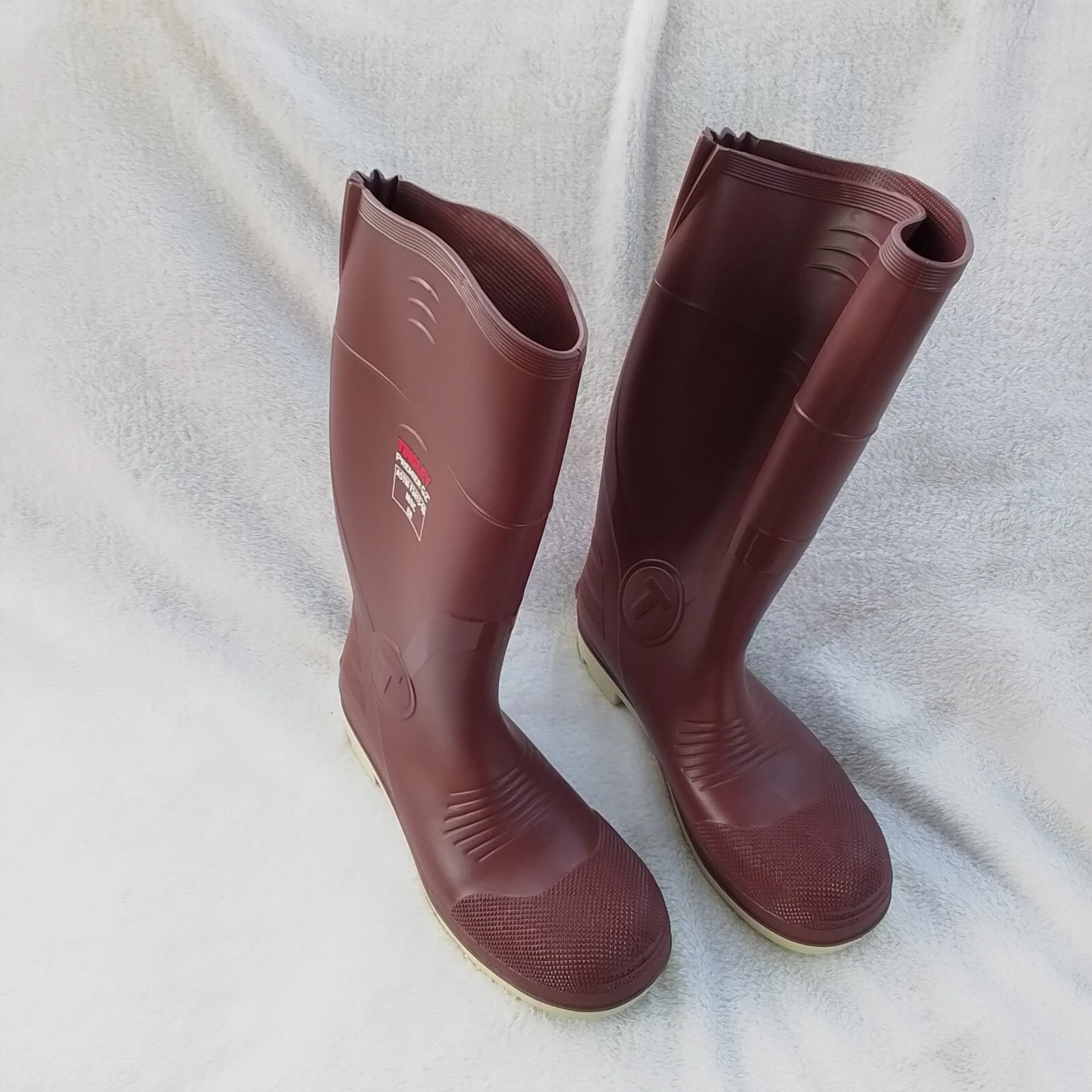 Size 6 Men's/8 Women's Tingley Premier G2 ASTM F2413-18 Brown Pull On Boots