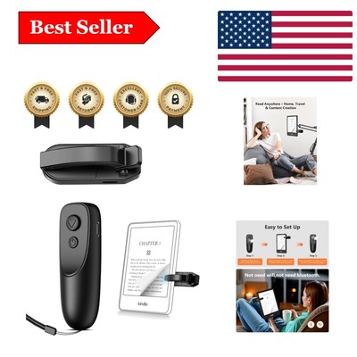Compact Remote Control Page Turner for Kindle Paperwhite & eReaders - Versatile