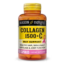 Mason Natural Collagen 1500mg Caps With Vitamin C, 120 Capsules