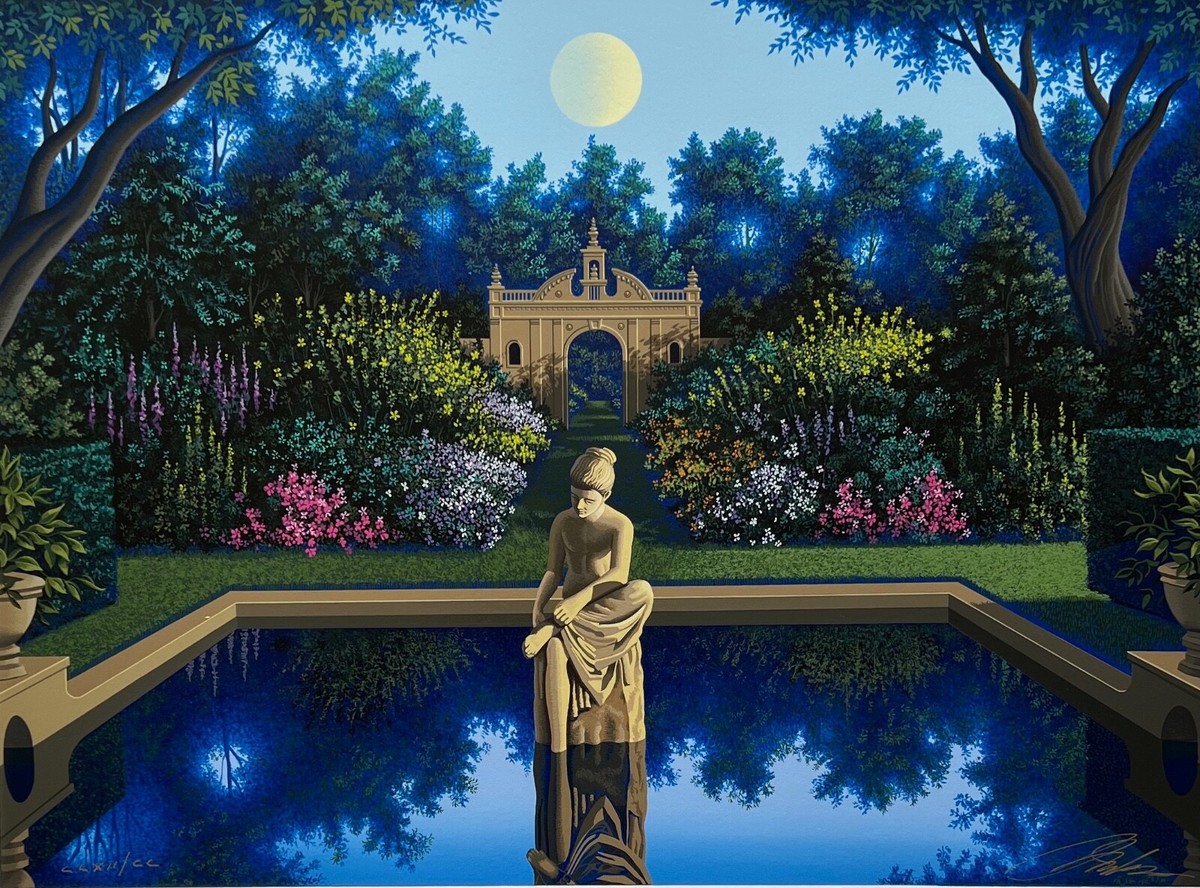 Jim Buckels VALE OF ENNA Hand Signed Limited Edition Serigraph Art