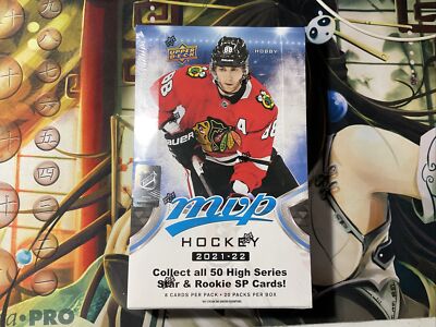 2021-22 Upper Deck MVP Hockey Hobby Box FACTORY SEALED