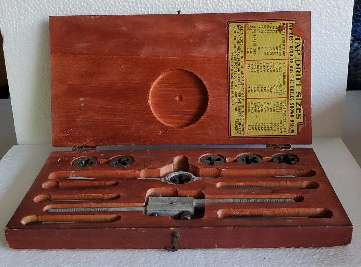 Old tap on sale and die set