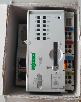 Wago IO System 750-8203 PFC200 Controller 2 x ETHERNET CAN 