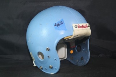 Vtg 2004 Riddell VSR4 Medium Good Used Worn Columbia Blue Football
