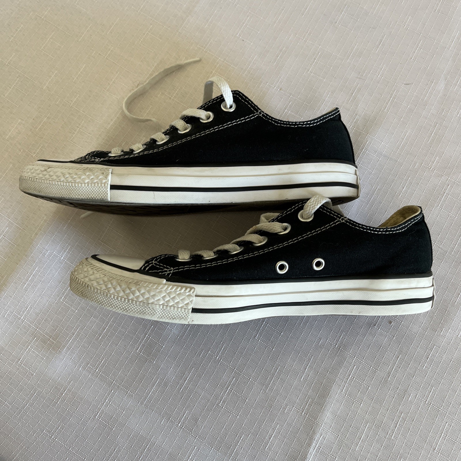 Converse Chuck Taylor All Star Size 5M/7W US Low Top Black Canvas Shoes A1 thumbnail 5