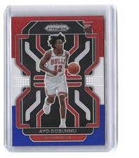 Ayo Dosunmu Rookie 2021-22 Panini Prizm Red White and Blue
