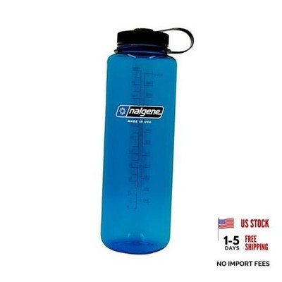 48 oz Wide Mouth | BPA-Free, Durable & Leak Proof, 48 Ounces Blue Water Bottle