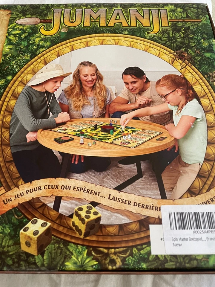 Jumanji Board Game. French Version. New - Image 4 of 4