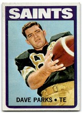 1972 Topps Dave Parks New Orleans Saints #14