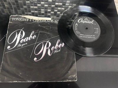 Peabo Bryson/Roberta Flack - Tonight I Celebrate My Love - 7'' Single Free P&P