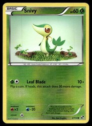 Snivy 2/114 Black & White Reverse Holo