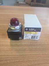 GE CR104PLG22R Red Pilot Light 120V AC/DC