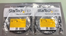 NEW LOT OF 2 StarTech 3 ft Black Snagless Cat6 UTP Patch Cable N6PATCH3BK