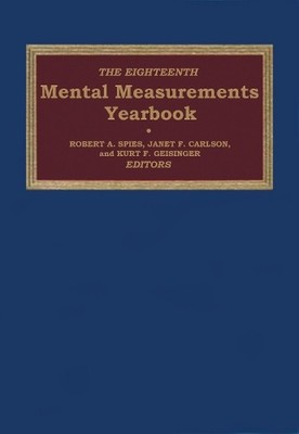 Buros Center The Eighteenth Mental Measurements Yearbook (Gebundene Ausgabe)