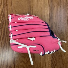 Rawlings Pink Baseball T-ball RHT Glove PL90PPW 9" Kids Youth EUC