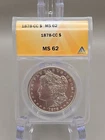 1878-CC Morgan Silver Dollar $1 - ANACS MS62