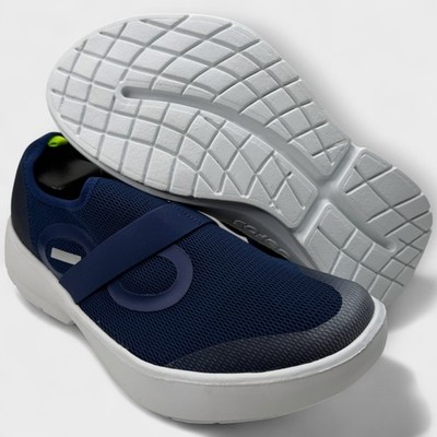 OOFOS OOmg Mesh Low Men’s Trainer Navy/White Slip‑On Comfort Recovery Size 11.5 OOFOS OOmg Mesh Low Men main image 3