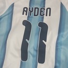 adidas Argentina AFA Soccer Jersey & Shorts Set Short Sleeve #11 Youth 18 Blue — photo 3