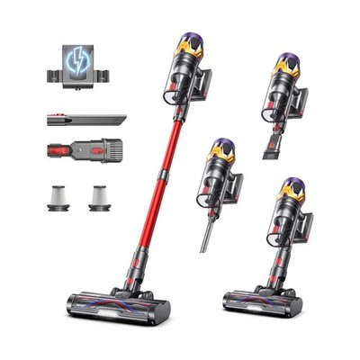 Cordless Vacuum Cleaner, Upgraded 55KPA 650W 70Mins Stick Vacuum with Hurrica...