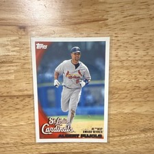 Topps 2010 Albert Pujols St. Louis Cardinals Award Winner #327 Base Set