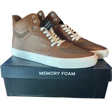 London Fog LFM-Blake Cognac CL30372M Size 13M W/Memory Foam and Box NEW