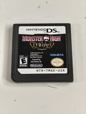 Monster High 13 Wishes Nintendo DS Game- TESTED AND WORKING