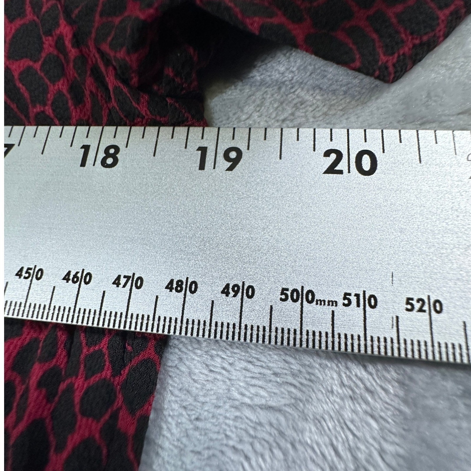 NWT MICHAEL KORS Women's Burgundy S Animal Print Lace Up Chain Dress thumbnail 9