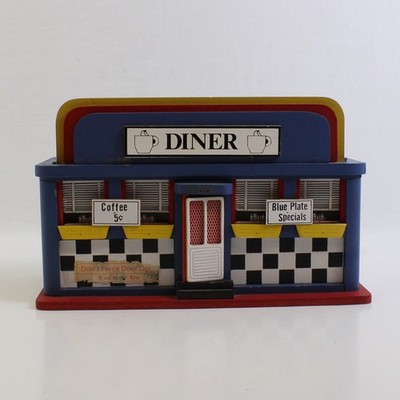 Vtg Chinese Craftsmen Diner Music Box ''Let's Have Another Cup of Coffee'' Works