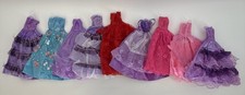 Fashion Barbie Doll Sized Dresses 9 Formal Strapless Best Girl Gift