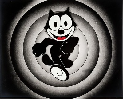Felix The Cat Vintage Cartoon 24 X 18 Inches Sweet!