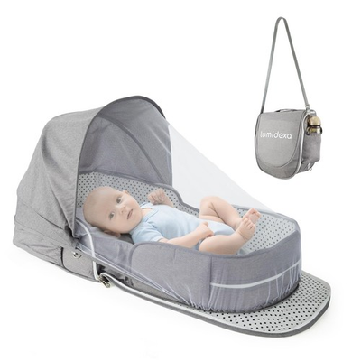 #ad Baby Travel Bassinet Portable Bassinets Foldable Carry Bag Anti Pressure Co ... $77.79